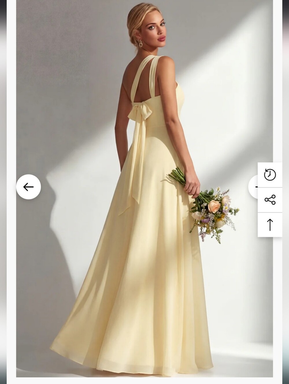 ZAPAKA - Chiffon Convertible Long Bridesmaid Dress- Sky Blue - SIZE: US10